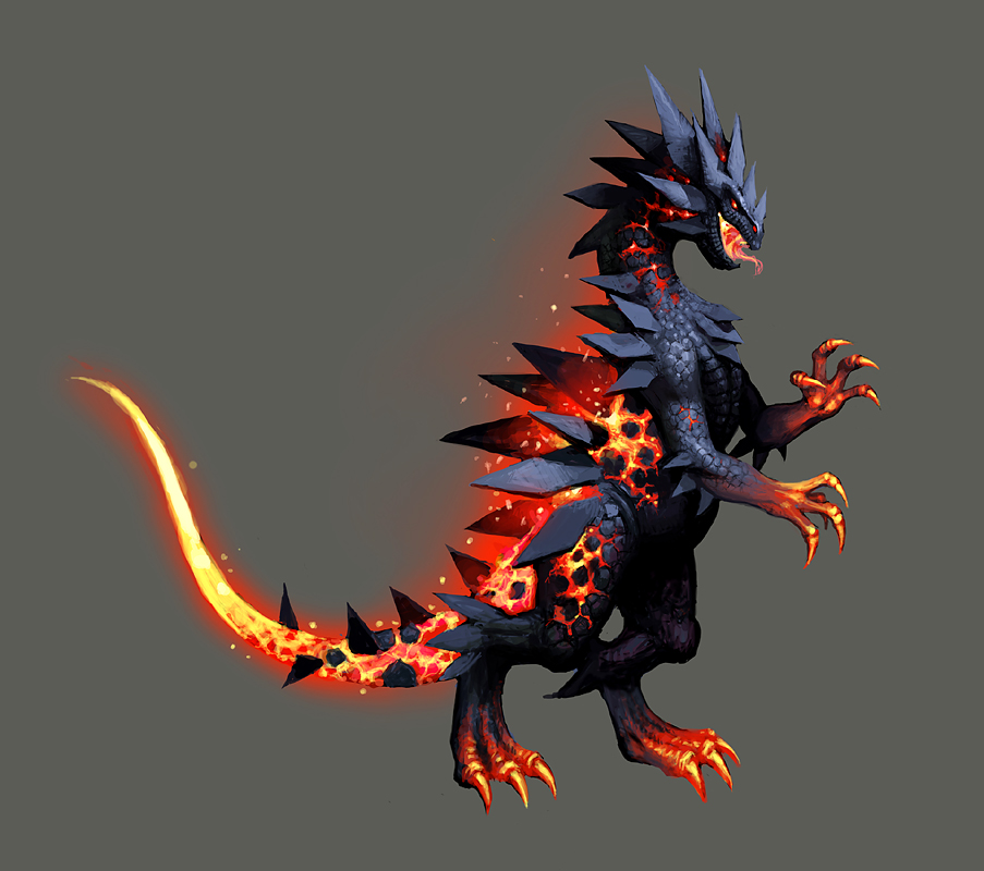 fire dragons character