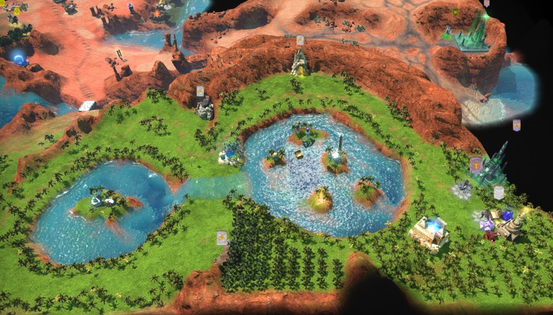 A lush oasis, with critical resources.