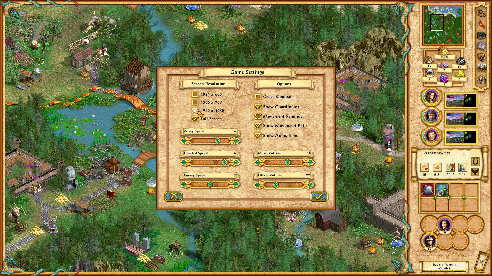 heroes of might and magic 3 resolution